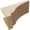 thumbnail image 6 of 5"W x 10"D x 5"H Wide Moab Rough Cedar Woodgrain TimberThane Corbel, Primed Tan, 6 of 6