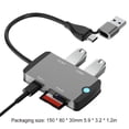 thumbnail image 3 of Lector de tarjetas USB C Hub portátil con puertos USB 3.0 para teléfono móvil Tablet Laptop Tmvgtek Para estrenar, 3 of 3
