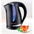 thumbnail image 2 of EUROSTAR EKP77BK 1.7L Electric Kettle, Black, 2 of 6