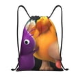 thumbnail image 1 of Pofeuu Pikmin Sac à Cordon Résistant à l'Eau 210D Design Pliable Compact Essentiels de Voyage Gym Yoga Léger Sac à Main-Moyen, 1 of 6