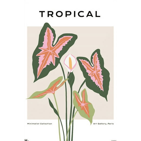 Botanical - Tropical Wall Poster, 22.375" x 34"