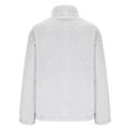 thumbnail image 5 of AherBiu Fleece Jackets for Women Sherpa Plush Zip up Collared Thermal Warm Coats Winter Outwear, 5 of 6