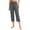 Dark Gray, variant on BLCHUNen Yoga Pants for Women Capris Athletic High Waist Running Fitness Casual Loose Comforable Work Wear Pants with Pockets