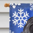 thumbnail image 3 of Carolines Treasures SC9596CHF Cocker Spaniel Blue Snowflake Winter Flag Canvas House Size, 3 of 4