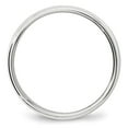 thumbnail image 2 of Primal Gold 10 Karat White Gold 6mm Milgrain Half Round Band Size 4.5, 2 of 5
