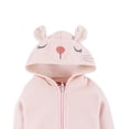 thumbnail image 2 of Chamarra con Gorro Orejas de Conejo en Microfleece Baby Creysi  Rosa 3 a 6 Meses, 2 of 3