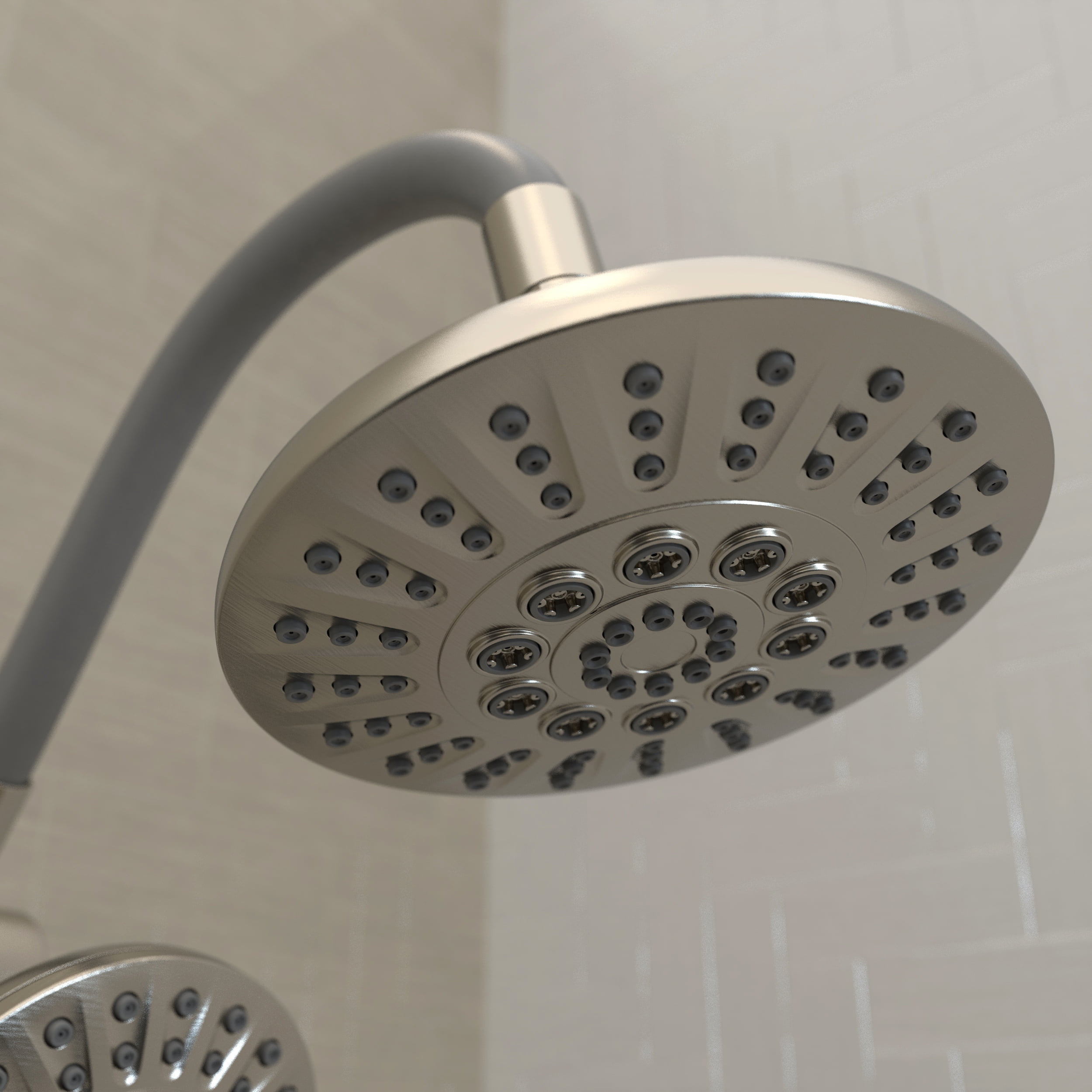 Belanger SYM022BN Retrofit Shower Head and Hand Shower System, Brushed Nickel