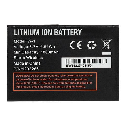 Sierra Wireless W-1 Batterie Lithium-Ion 3.7V 6.66Wh Routeur 1800mAh Hotspot Mobile Carte Air WiFi