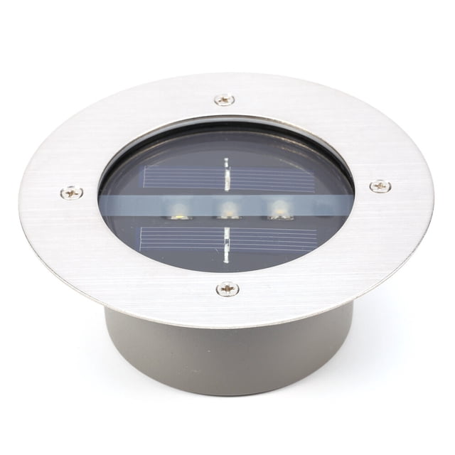Lámpara LED solar enterrada para caminos, caminos, jardines y terrazas.