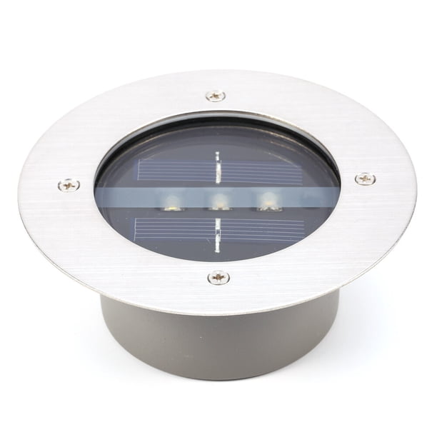 Lámpara LED solar enterrada para caminos, caminos, jardines y terrazas.