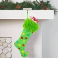 thumbnail image 3 of AOOOWER Green Santa Stocking Hanger Decorative Tree Accent For Outdoor Holiday Decoration, 3 of 8
