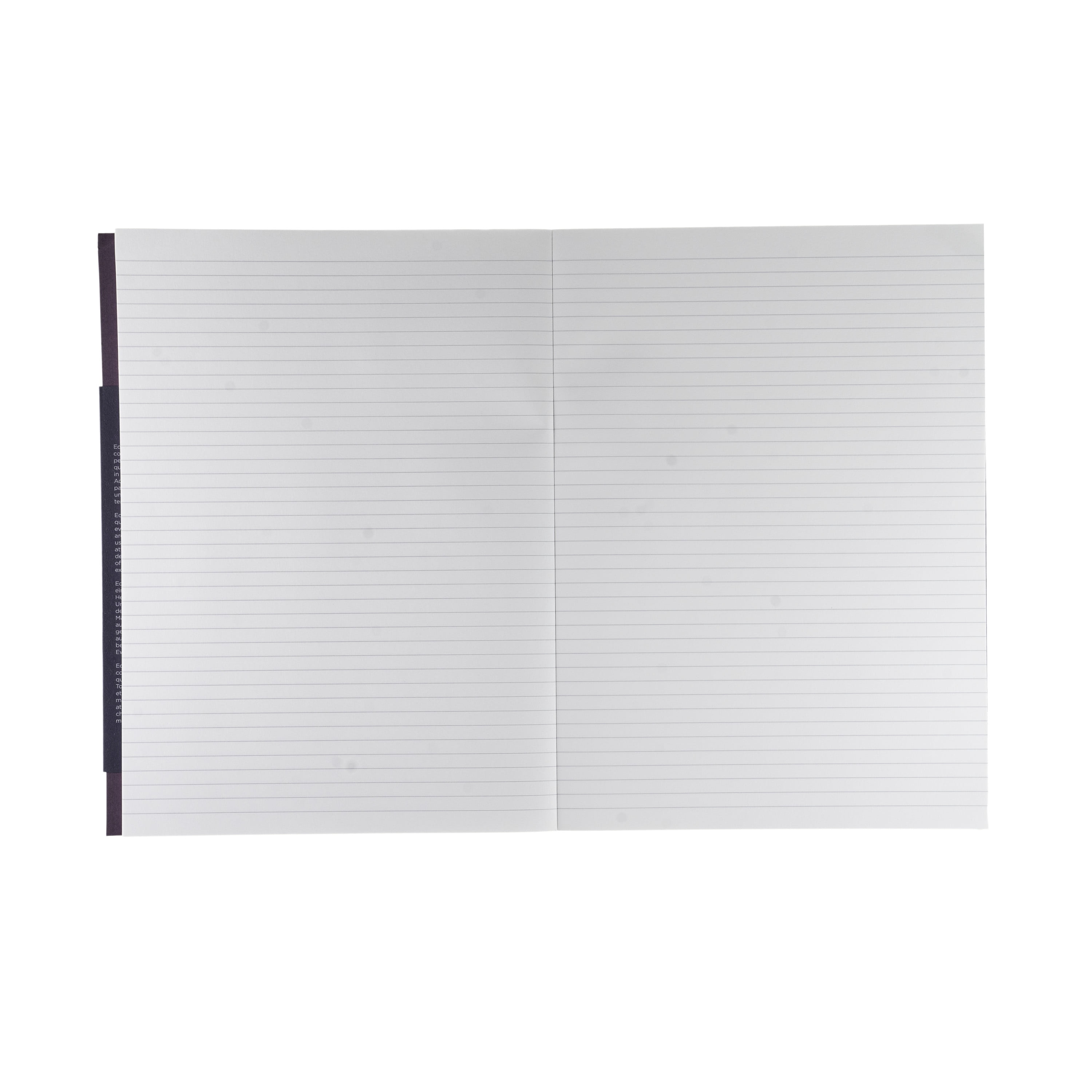 Fabriano Ecoqua Plus Glue-Bound Notebook, 8.3" x 11.7", A4, Lined, Wine