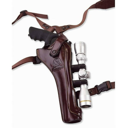 Galco Pancake Holster - Galco Kodiak Hunter Shoulder Holster (Dark Havana Brown), 8 3/8-Inch S&W N FR .44 Model 29/629, Right Hand - KH130H - Ga