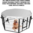 thumbnail image 3 of Housse de Cage pour Chien Extérieure en Polyester Durable avec 8 Panneaux - Protection Solaire Imperméable, 3 of 7