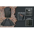 thumbnail image 4 of Event Leather EL5315 Black Motorcycle Leather Vest for Men w/ Side Lace- Riding Club Adult Motorcycle Vests 4X-Large, 4 of 10