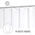 thumbnail image 6 of Long Shower Curtain 72 x 78, Green Plant Leaves Tall Shower Curtain, Spring Watercolor Eucalyptus Leaf Botanical Waterproof Fabric Shower Curtain for Bathroom Decor, 6 of 6