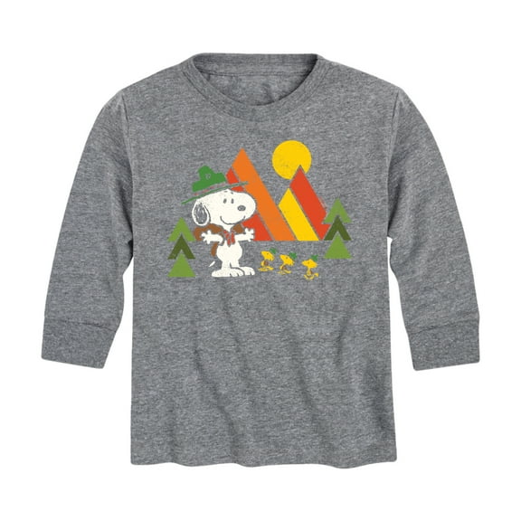 Peanuts - Retro Trailblazers - Toddler And Youth Long Sleeve Graphic T-Shirt