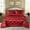 Burgundy, variant on JML 6 Piece Silky Satin Bed in a Bag Comforter Set with Sheets,Twin, Dark Grey