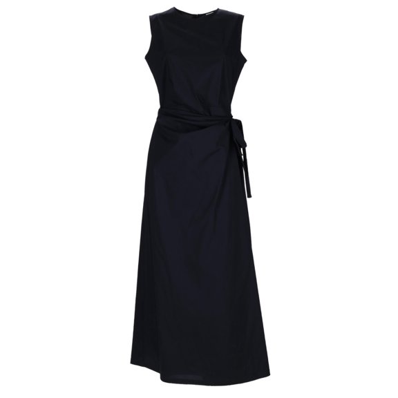 Aspesi Sleeveless Refined Round Neck Midi Dress (Women's)