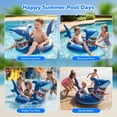 thumbnail image 5 of MoKo Inflatable Pool Floats, Shark Swim Rings for Outdoor Pool Beach Water Party Supplies, 5 of 6