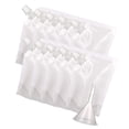 thumbnail image 1 of 10 unidades de petacas para bebidas, bolsa de licor, petacas reutilizables, petacas de plástico ocultables con embudo de plástico (420 ml) Adepaton SNFLD1175, 1 of 9