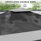 thumbnail image 2 of 12x12ft pop-up canopy tent con adjustable height (gris oscuro + light gray), 2 of 9