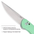 thumbnail image 2 of CRKT Sero Everyday Carry Folding Knife with Crossbar Lock: S35VN Plain Edge Blade, Blue Glass-Reinforced Nylon Handle, 7170B, 2 of 5