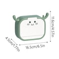 thumbnail image 2 of Outdor Porte-Savon en Forme de Dessin Animé avec Crochets et Savon, Deux en un, Mural, Sans Perçage, Couvercle Rabattable, Porte-Savon Portable, Rangement de Nettoyage, Mousse, Convient pour Ba, 2 of 4