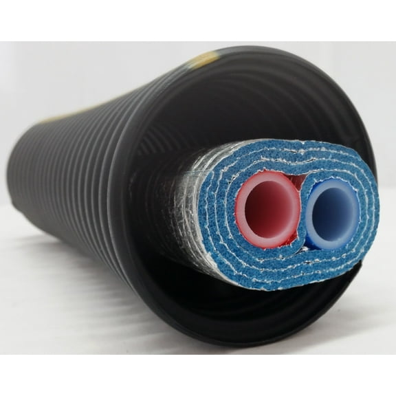 80 Feet of Commercial Grade EZ Lay Triple Wrap Insulated 1" OB Pex Tubing