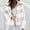 White, variant on AOOCHASLIY Women Winter Coat Women's 2022 Fall/Winter Double Sided Plush Plaid Jacket Large Size