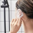 thumbnail image 2 of 100pcs Disposable Waterproof Ear Cover Bath Shower Salon Ear Protector Cover Caps Dyeing Hair One-off Earmuffs easy to use, 2 of 6