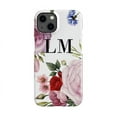 thumbnail image 1 of Personalised Floral Blossom Initials iPhone 13 Mini Case,iPhone 14 Pro, 1 of 3