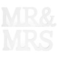 thumbnail image 1 of Mr And Mrs Wedding Wooden Sign Decoration, Romantic Mr And Mrs Wood Letters Decor Premium Material Multifunctional Freestanding, 1 of 8