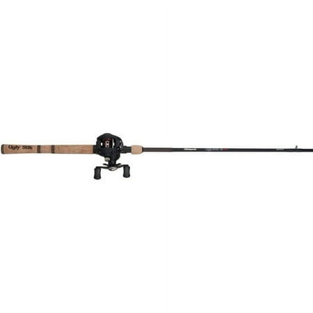 Ugly Stik 6'6" Elite Baitcast Fishing Rod and Reel Casting Combo