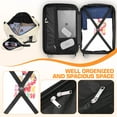 thumbnail image 3 of COBIZI 5 Piece Hardshell Luggage Set, Lightweight Suitcase with TSA Lock Spinner Wheels Beige, 3 of 9