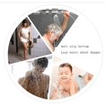 thumbnail image 4 of Non Slip Shaggy Bathroom Rugs Extra Thick Soft Bath Mats Plush Microfiber Absorbent Water for Tub Shower Machine Washable, 4 of 5