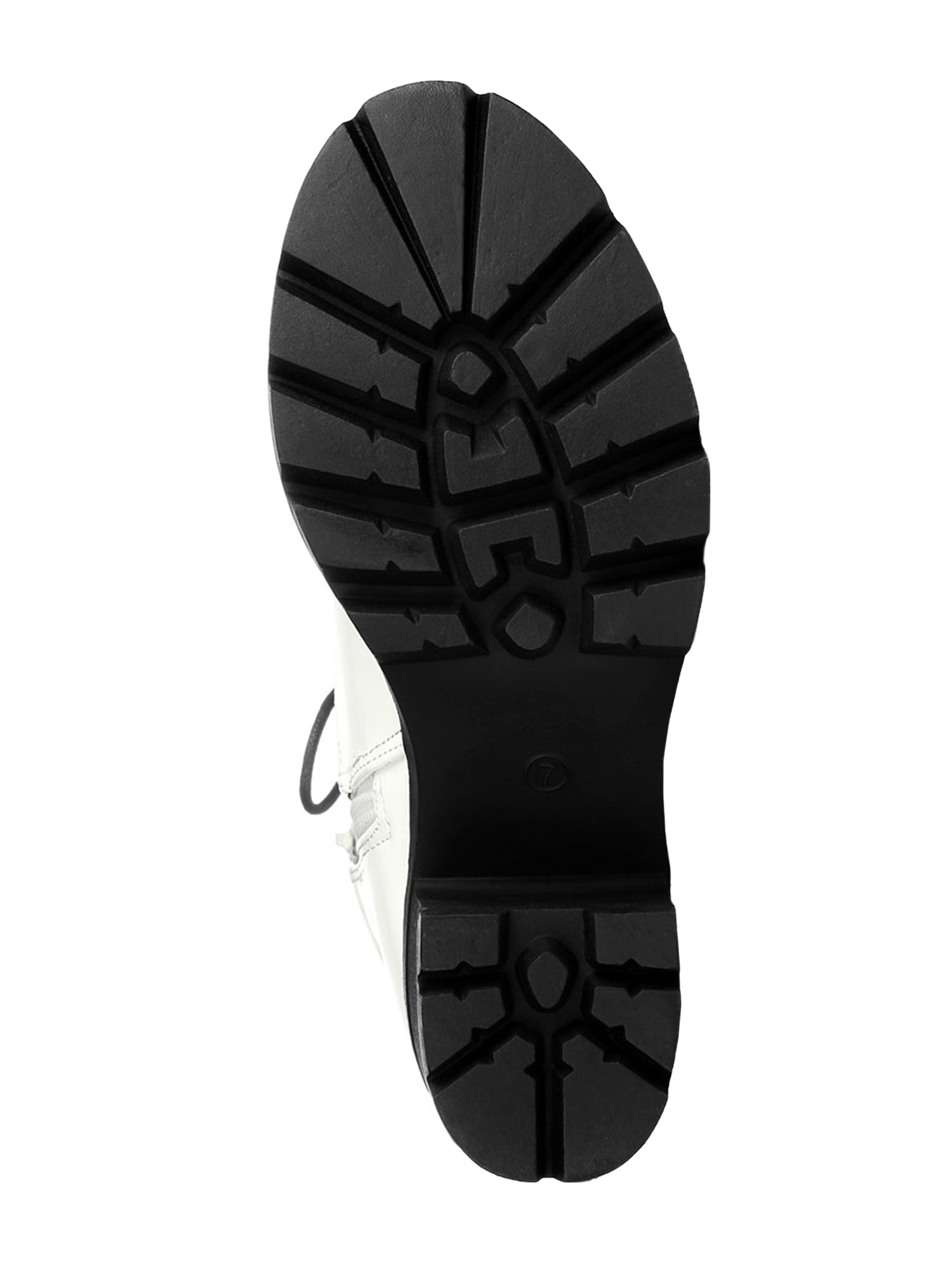 Unique Bargains Women's Platform Chunky Heels Combat Boots