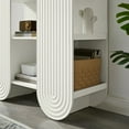 thumbnail image 4 of Daydream 58" Arched Bookshelf in White, 4 of 9