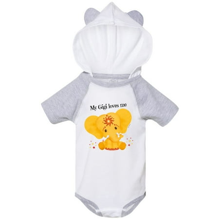 

Inktastic Etana Gigi loves me Gift Baby Boy or Baby Girl Bodysuit