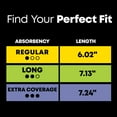thumbnail image 5 of (12 pack) U by Kotex Clean & Secure Wrapped Panty Liners, Light Absorbency, Long Length, 16 Count, 5 of 13