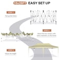 thumbnail image 6 of HOTEEL 10x20 Canopy with Sidewalls,Pop Up Canopy Party Tent with Carry Bag,Easy Up Canopy Tent for Parties,Backyard,Wedding,Event,Commercial, 6 of 10