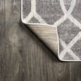 thumbnail image 6 of JONATHAN Y MOROCCAN HYPE 2 x 8 Runner Rug, Asilah Ogee Fretwork - Dark Gray/Cream, MOH104A-28, 6 of 9