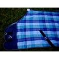 thumbnail image 2 of 70" Horse Cotton Sheet Blanket Rug Summer Spring Blue 5304, 2 of 3