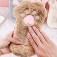 thumbnail image 5 of Estuche para lápices con forma de garra de gato de peluche, bolsa para lápices con forma de pata esponjosa, estuche para lápices, bolsa de almacenamiento de papelería para estudiantes y, 5 of 5
