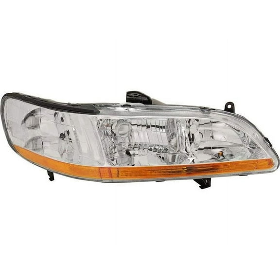 Right Passenger Side Headlight Assembly - Compatible with 2001 - 2002 Honda Accord
