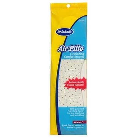 Dr. Scholl's Air-Pillo Cushioning Comfort Insoles, Trim to Fit, Womens Up to Size 10-1 pr