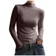 thumbnail image 3 of Camisa de manga larga,Camiseta de manga corta de poliéster para mujer, cuello redondo, informal, ligera y cómoda, ideal para uso diario en primavera y verano, sopatenor, 3 of 8
