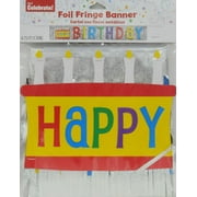 Unique Industries Assorted Colors Party Banners, 4.75' x 8.5"