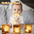 thumbnail image 5 of Luz nocturna para niños, LED que cambia de color, lindo Silico recargable, 5 of 5