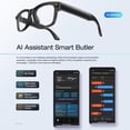 thumbnail image 2 of Gafas inteligentes XHABXKP AI con cámara 4K, Bluetooth y traducción, 2 of 8